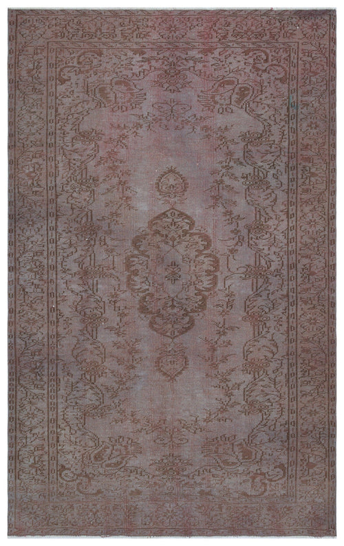 Atina Cream Vintage Wool Handmade Area Rug 6'0" x 9'5"