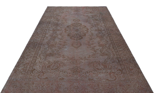 Atina Cream Vintage Wool Handmade Area Rug 6'0" x 9'5"