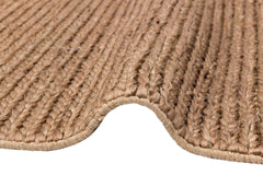 Handmade Jute Rug – Brown Modern Natural Fiber Carpet | Soft Texture, Easy Clean