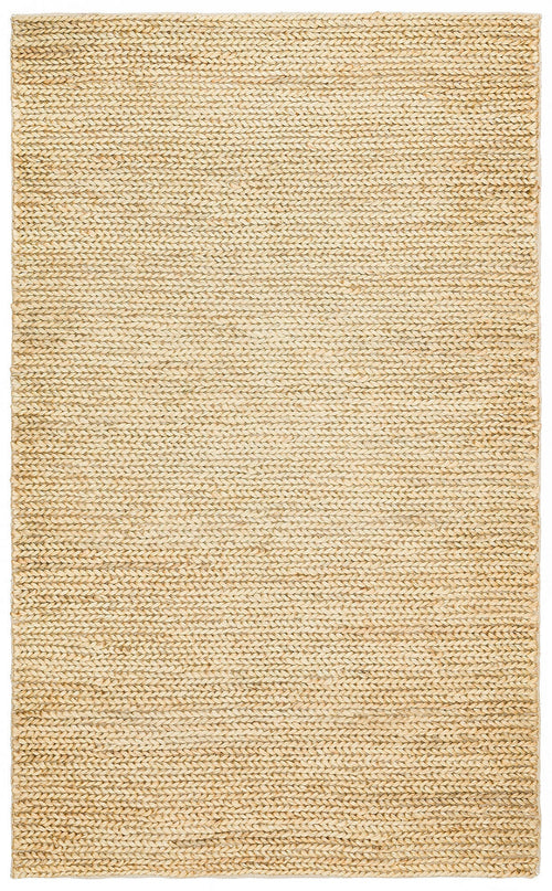 Handmade Jute Rug - Modern Cream Flatweave Natural Fiber Carpet for Living Room