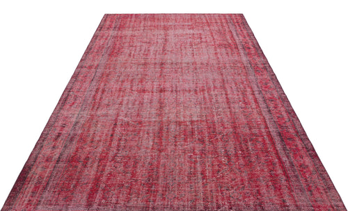 Atina Red Vintage Wool Handmade Area Rug 5'9" x 8'8"