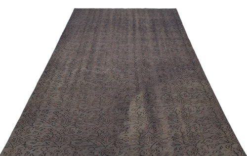 Atina Grey Vintage Wool Handmade Area Rug 5'11" x 8'7"