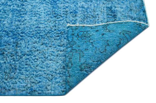 Atina Turquoise Vintage Wool Handmade Area Rug 7'4" x 10'0"