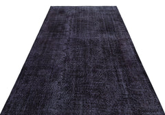 Atina Purple Vintage Wool Handmade Area Rug 5'5" x 8'10"