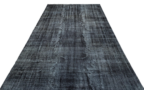Atina Grey Vintage Wool Handmade Area Rug 6'2" x 9'6"