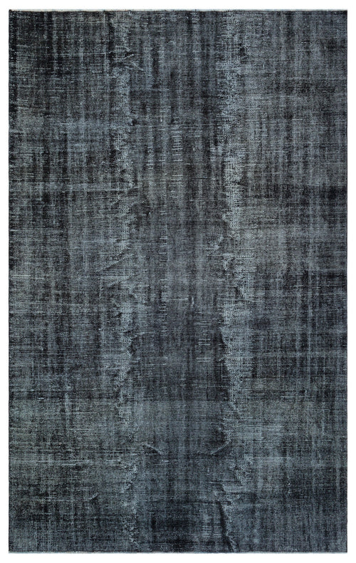 Atina Grey Vintage Wool Handmade Area Rug 6'2" x 9'6"