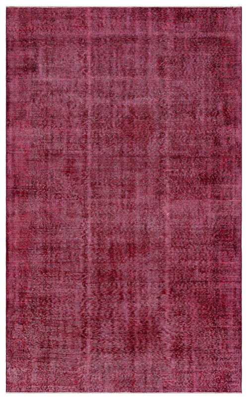 Atina Red Vintage Wool Handmade Area Rug 5'5" x 8'10"