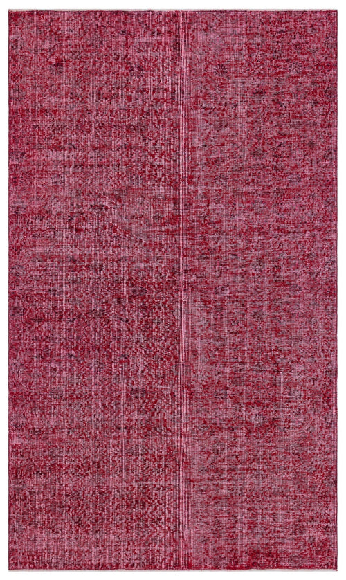 Atina Red Vintage Wool Handmade Area Rug 4'9" x 8'3"