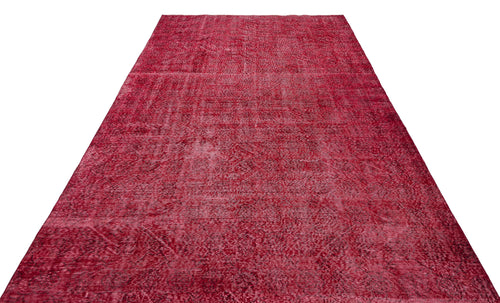 Atina Red Vintage Wool Handmade Area Rug 6'9" x 10'9"