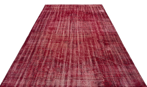 Atina Red Vintage Wool Handmade Area Rug 6'0" x 9'0"