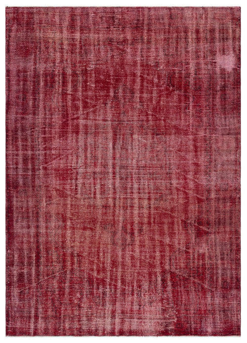 Atina Red Vintage Wool Handmade Area Rug 6'0" x 9'0"