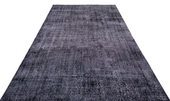 Atina Purple Vintage Wool Handmade Area Rug 6'7" x 9'11"