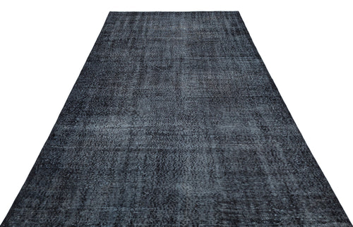 Atina Grey Vintage Wool Handmade Area Rug 5'9" x 9'7"