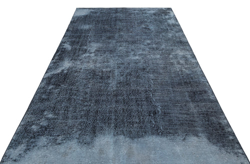 Atina Grey Vintage Wool Handmade Area Rug 5'11" x 9'10"