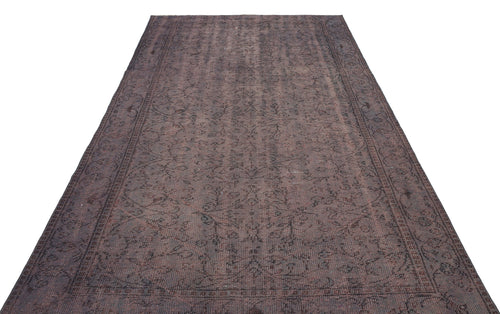 Atina Grey Vintage Wool Handmade Area Rug 6'0" x 9'2"