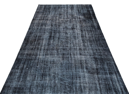 Atina Grey Vintage Wool Handmade Area Rug 5'1" x 8'4"