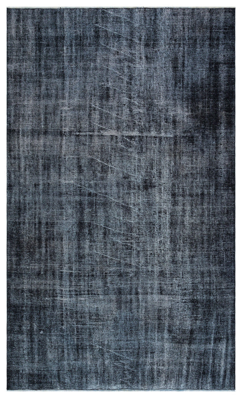 Atina Grey Vintage Wool Handmade Area Rug 5'1" x 8'4"