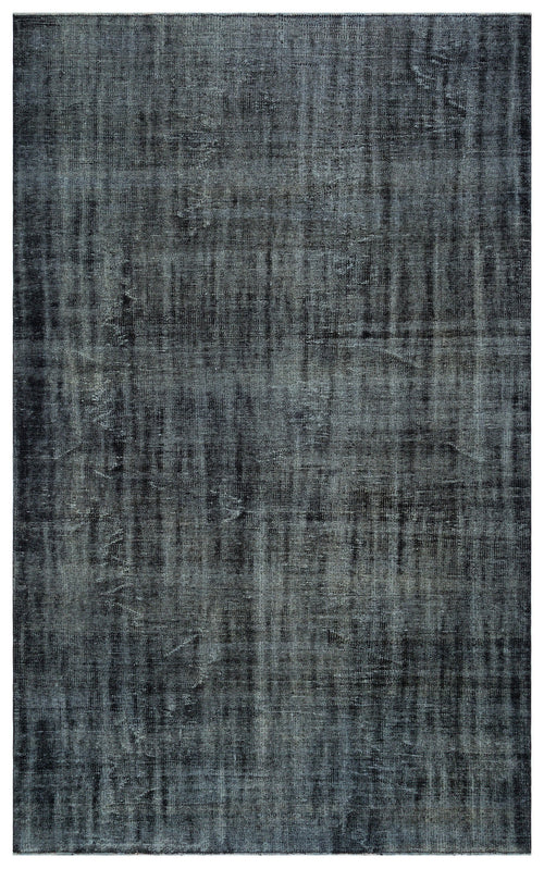 Atina Grey Vintage Wool Handmade Area Rug 6'3" x 10'0"