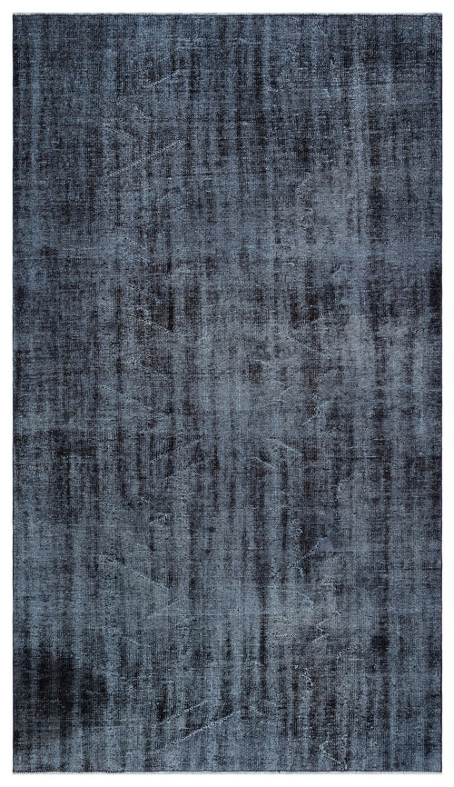 Atina Grey Vintage Wool Handmade Area Rug 6'3" x 7'6"