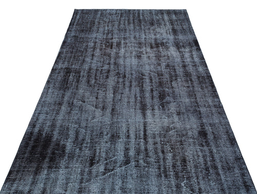 Atina Grey Vintage Wool Handmade Area Rug 6'3" x 7'6"