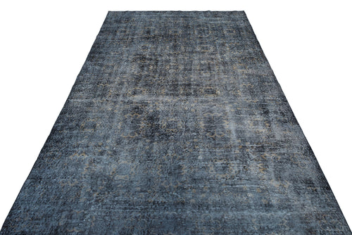 Atina Grey Vintage Wool Handmade Area Rug 5'11" x 9'9"