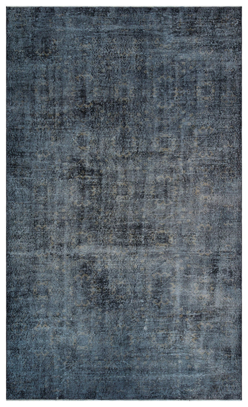 Atina Grey Vintage Wool Handmade Area Rug 5'11" x 9'9"