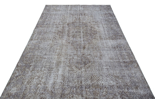 Atina Grey Vintage Wool Handmade Area Rug 5'9" x 8'7"