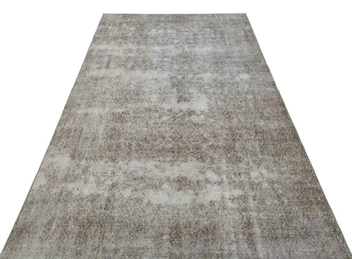 Atina Grey Vintage Wool Handmade Area Rug 5'0" x 8'6"