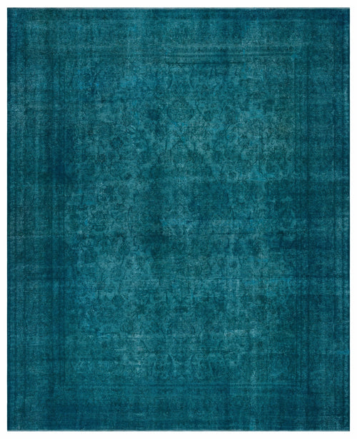 Epir Turquoise Vintage Wool Handmade Area Rug 9'10" x 12'2"