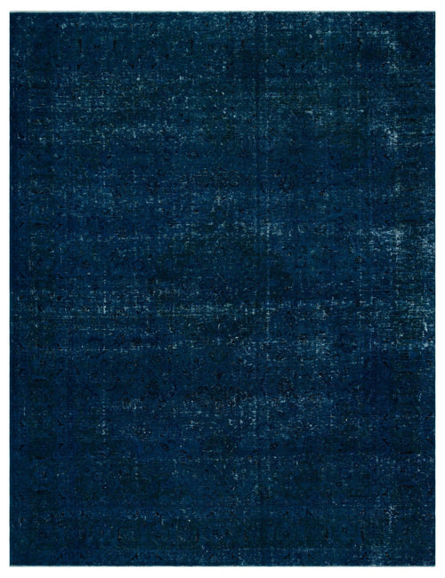 Epir 29808 Turquoise Vintage Wool Handmade Area Rug 9'7" x 12'7"