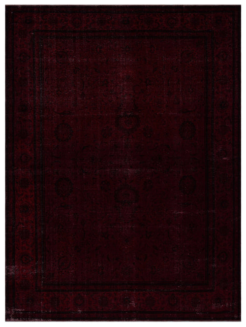 Epir Red Vintage Wool Handmade Area Rug 10'7" x 14'4"