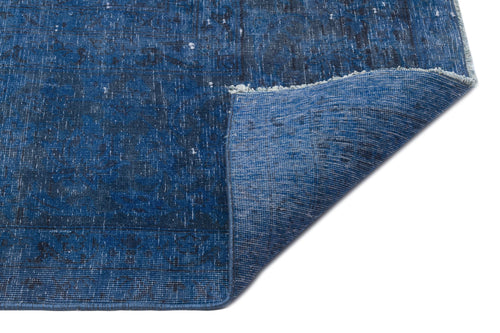 Epir Blue Vintage Wool Handmade Area Rug 9'7" x 12'9"