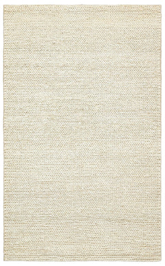 Handmade Jute Rug - White Modern Flatweave Natural Fiber Carpet for Living Room