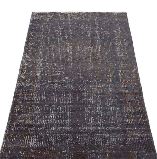 Atina Grey Vintage Wool Handmade Area Rug 2'6" x 4'10"