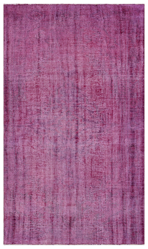 Atina Pink Vintage Wool Handmade Area Rug 5'0" x 8'7"