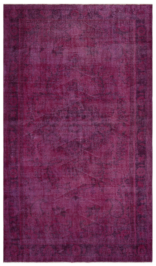 Atina Pink Vintage Wool Handmade Area Rug 5'8" x 9'9"