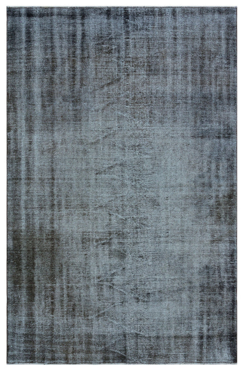 Atina Grey Vintage Wool Handmade Area Rug 5'3" x 8'0"