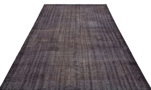 Atina Grey Vintage Wool Handmade Area Rug 5'11" x 8'11"