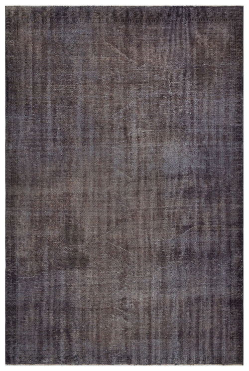 Atina Grey Vintage Wool Handmade Area Rug 5'11" x 8'11"