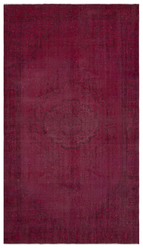 Atina Red Vintage Wool Handmade Area Rug 5'4" x 9'2"