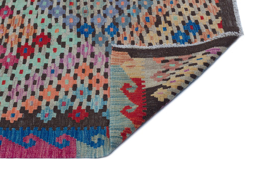 Selanik Beige Vintage Wool Handmade Area Rug 6'4" x 8'0"