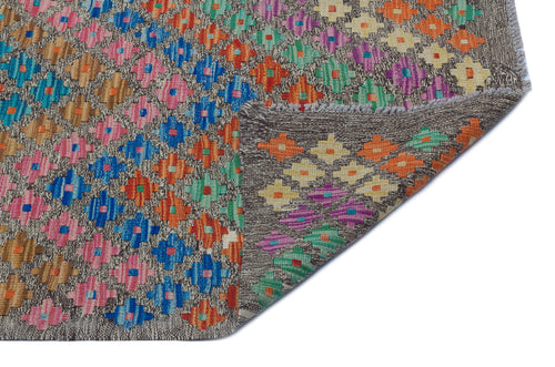 Selanik Beige Vintage Wool Handmade Area Rug 5'5" x 8'7"