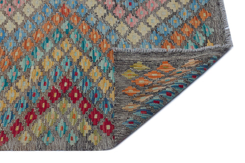 Selanik Beige Vintage Wool Handmade Area Rug 5'8" x 9'9"