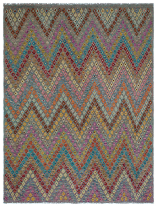 Selanik Beige Vintage Wool Handmade Area Rug 6'1" x 8'0"