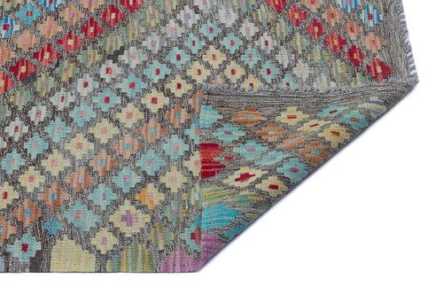 Selanik Beige Vintage Wool Handmade Area Rug 6'4" x 7'9"