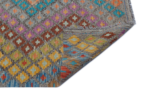 Selanik Beige Vintage Wool Handmade Area Rug 6'3" x 8'1"