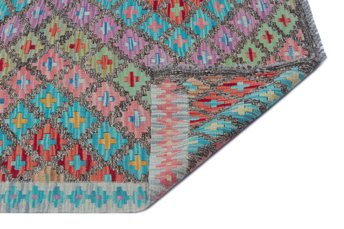 Selanik Beige Vintage Wool Handmade Area Rug 5'9" x 8'4"