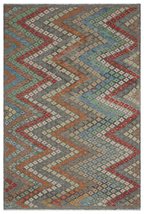 Selanik Beige Vintage Wool Handmade Area Rug 5'3" x 9'0"