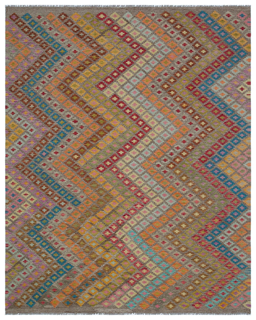 Selanik Beige Vintage Wool Handmade Area Rug 6'0" x 9'1"