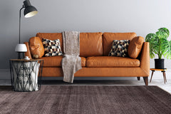 Modern Viscose Rug – Handmade Anthracite Area Rug with Soft Texture & Easy Clean